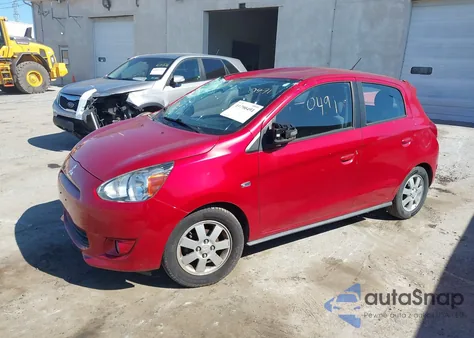 2015 Mitsubishi Mirage Es/Rf из США, поврежденный, VIN ML32A4HJ7FH050174
